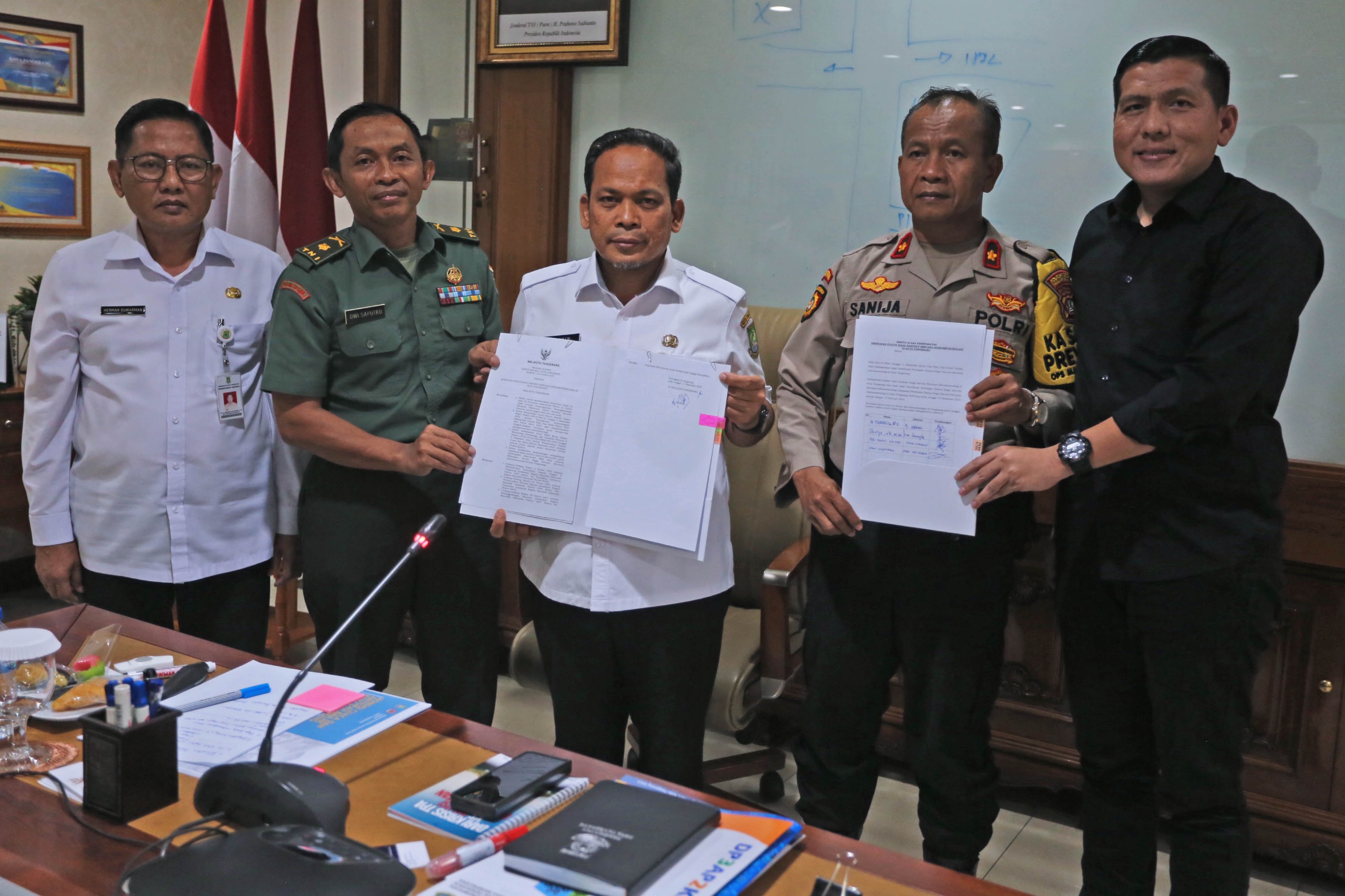Pj Wali Kota Tangerang Tetapkan Status Siaga Bencana Hidrometeorologi