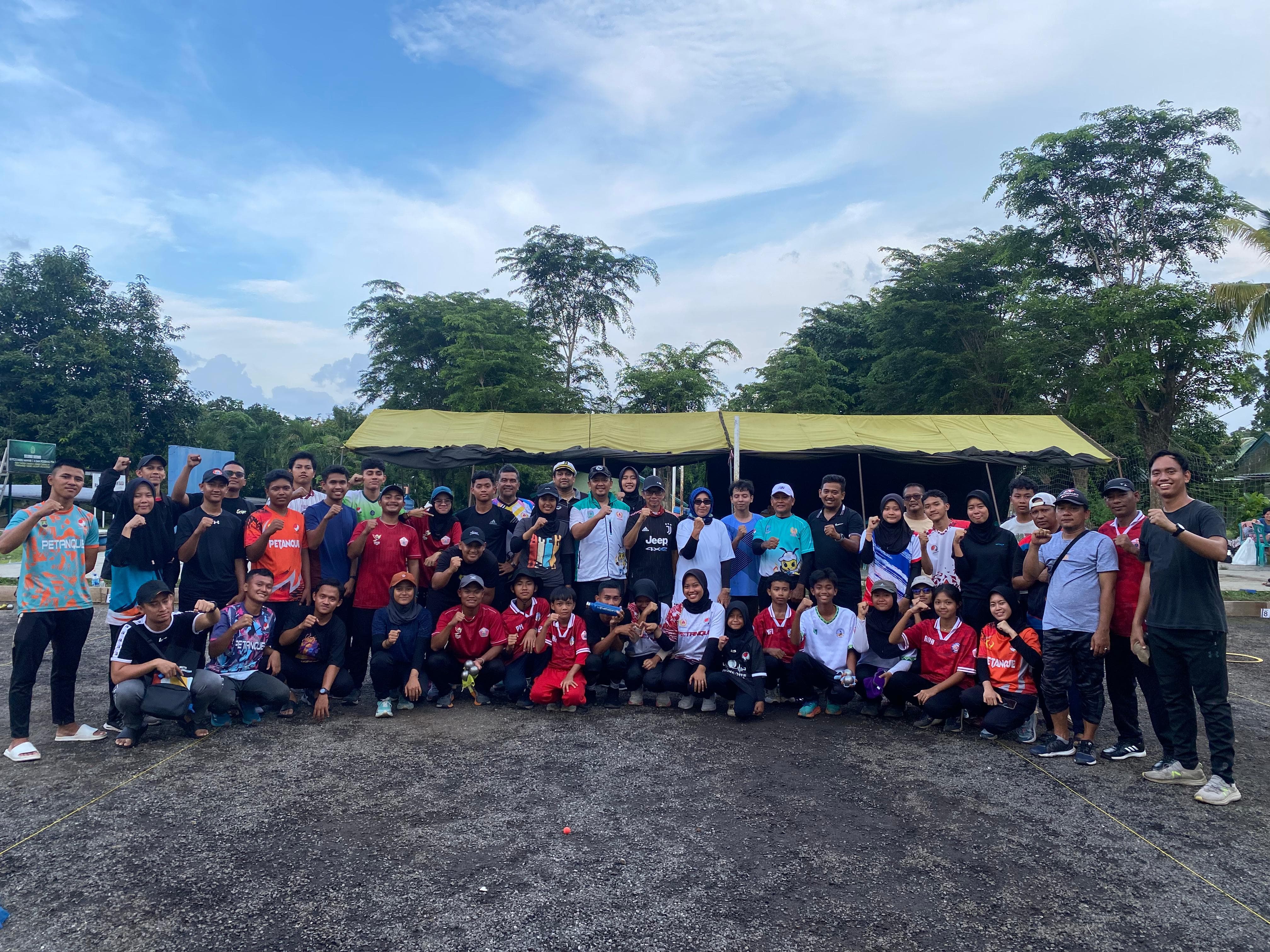 Lebih dari 100 Atlet Petanque Banten dan Jabodetabek, Berlaga pada Turnamen Mini di Arhanud Tangsel