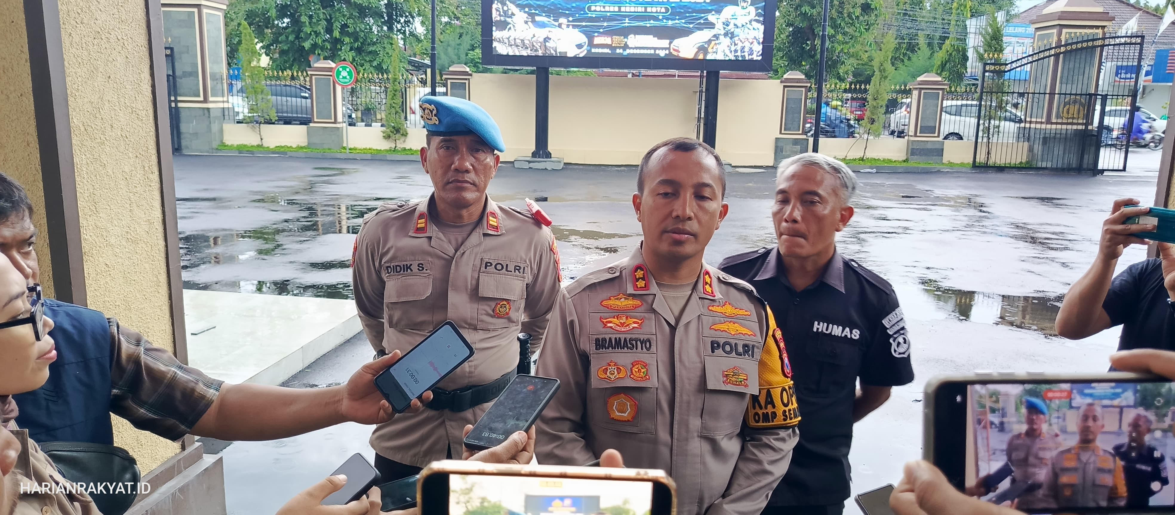Polres Kediri Kota Dalami Motif Pelaku Penghadang Mobil Kajari Kabupaten Kediri