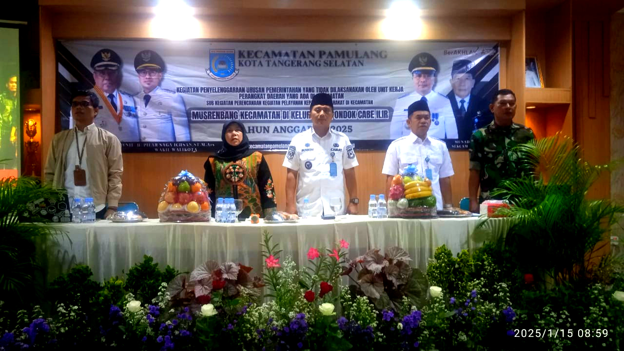 Musrenbang Pondok Cabe Ilir Terima Pagu Anggaran 3,5 Miliar