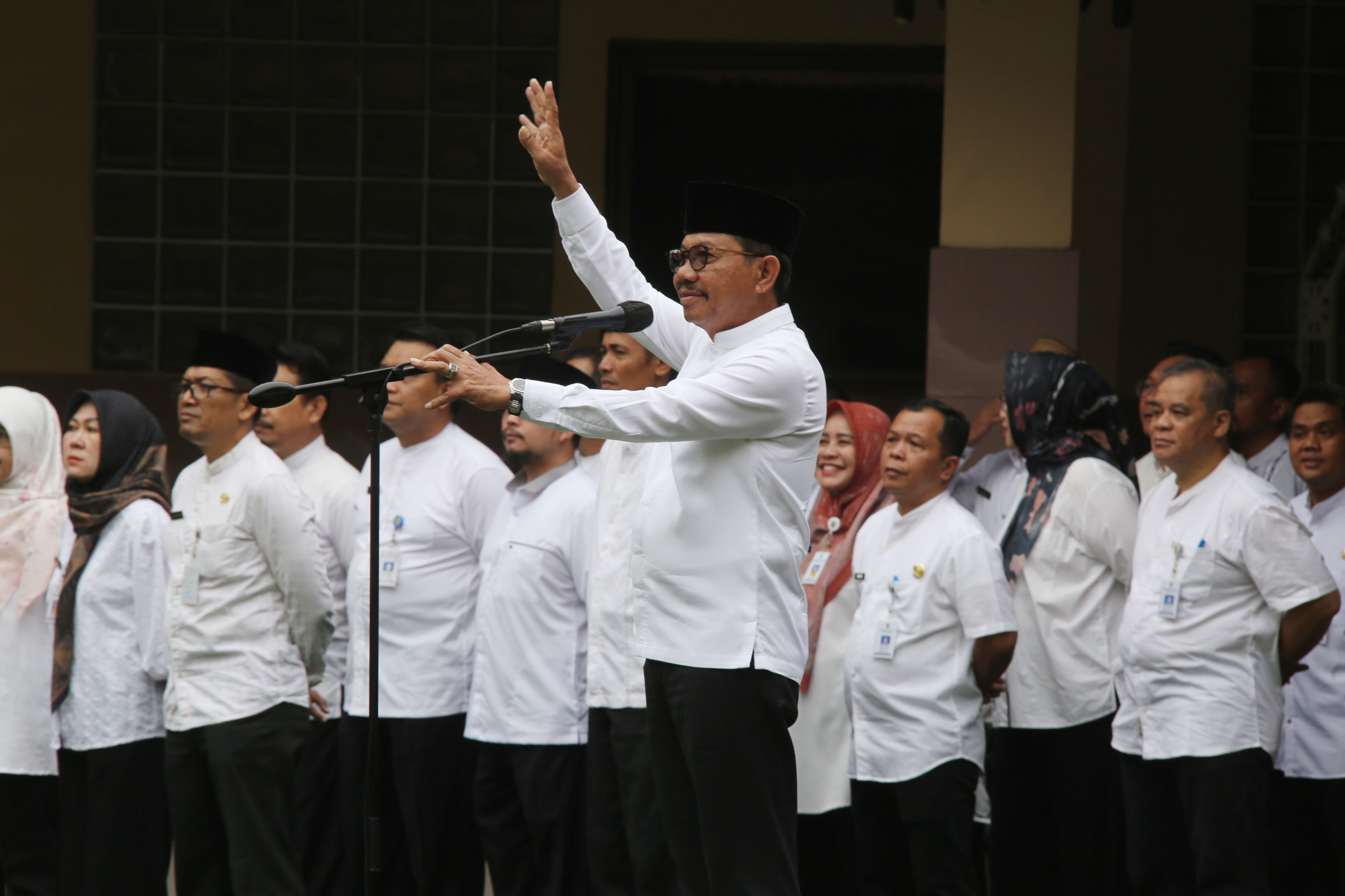 Apel Perdana, Wali Kota Sachrudin Ajak Pegawai Tancap Gas