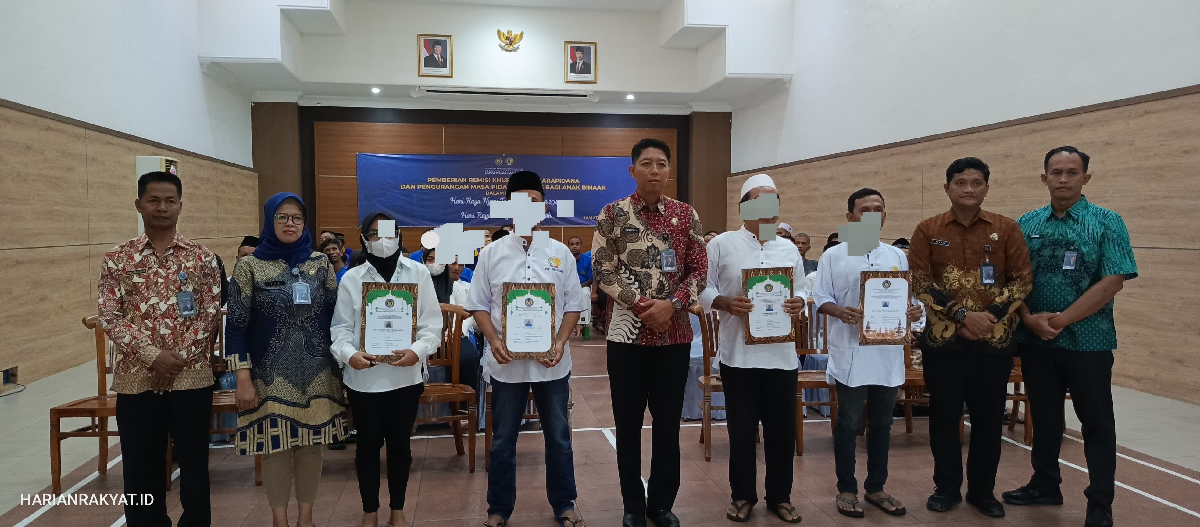 542 Napi Lapas Kelas IIA Kediri Bakal Dijatuhi Remisi Saat Idul Fitri, Berasal dari Berbagai Kasus