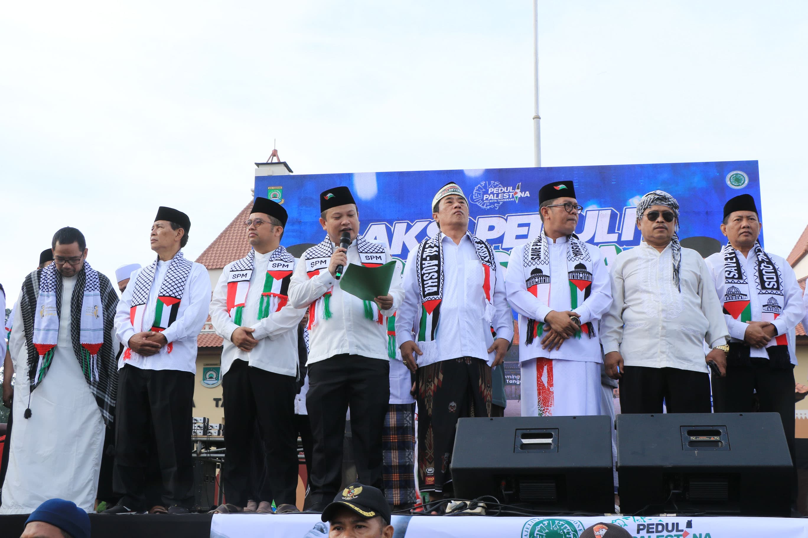 Ribuan Warga Kota Tangerang Ikuti Aksi Peduli PalestinaÂ Â 