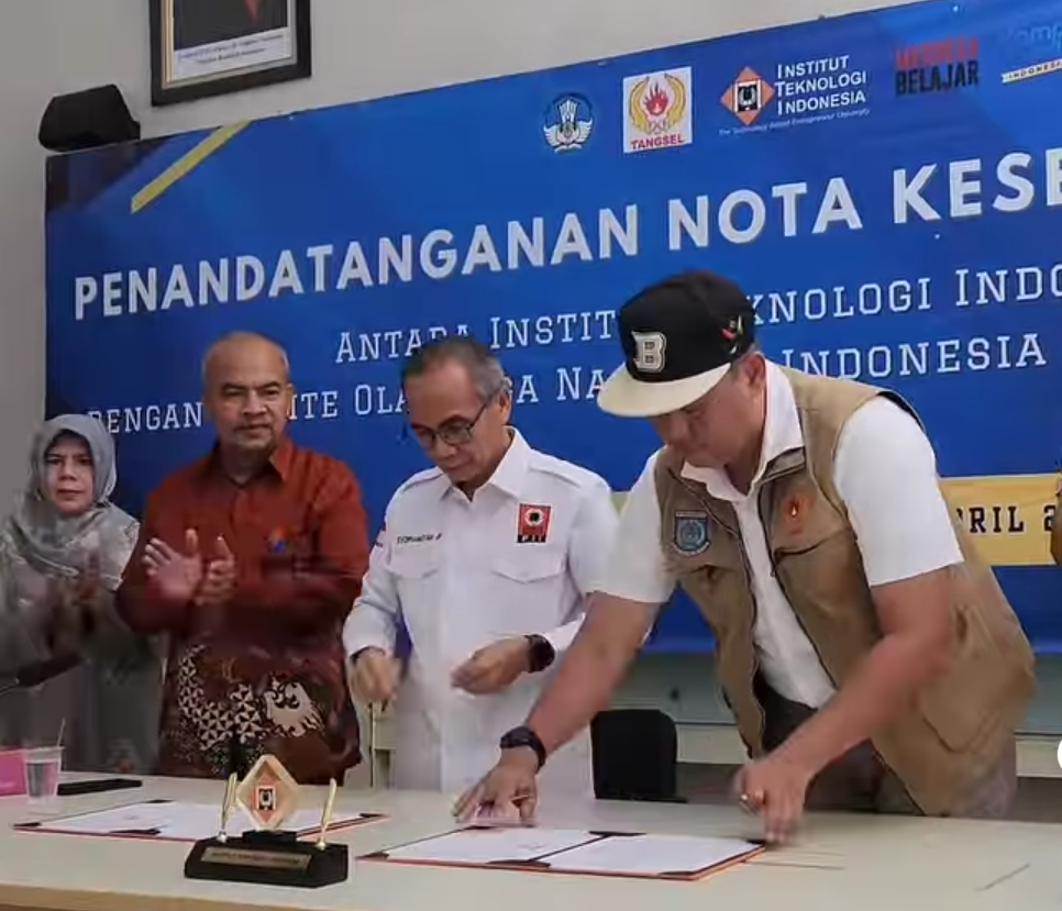 Persiapan Porprov 2026, KONI Tangsel Gencar Jalin Kerjasama, Kali ini Dengan Institut Teknologi Indonesia