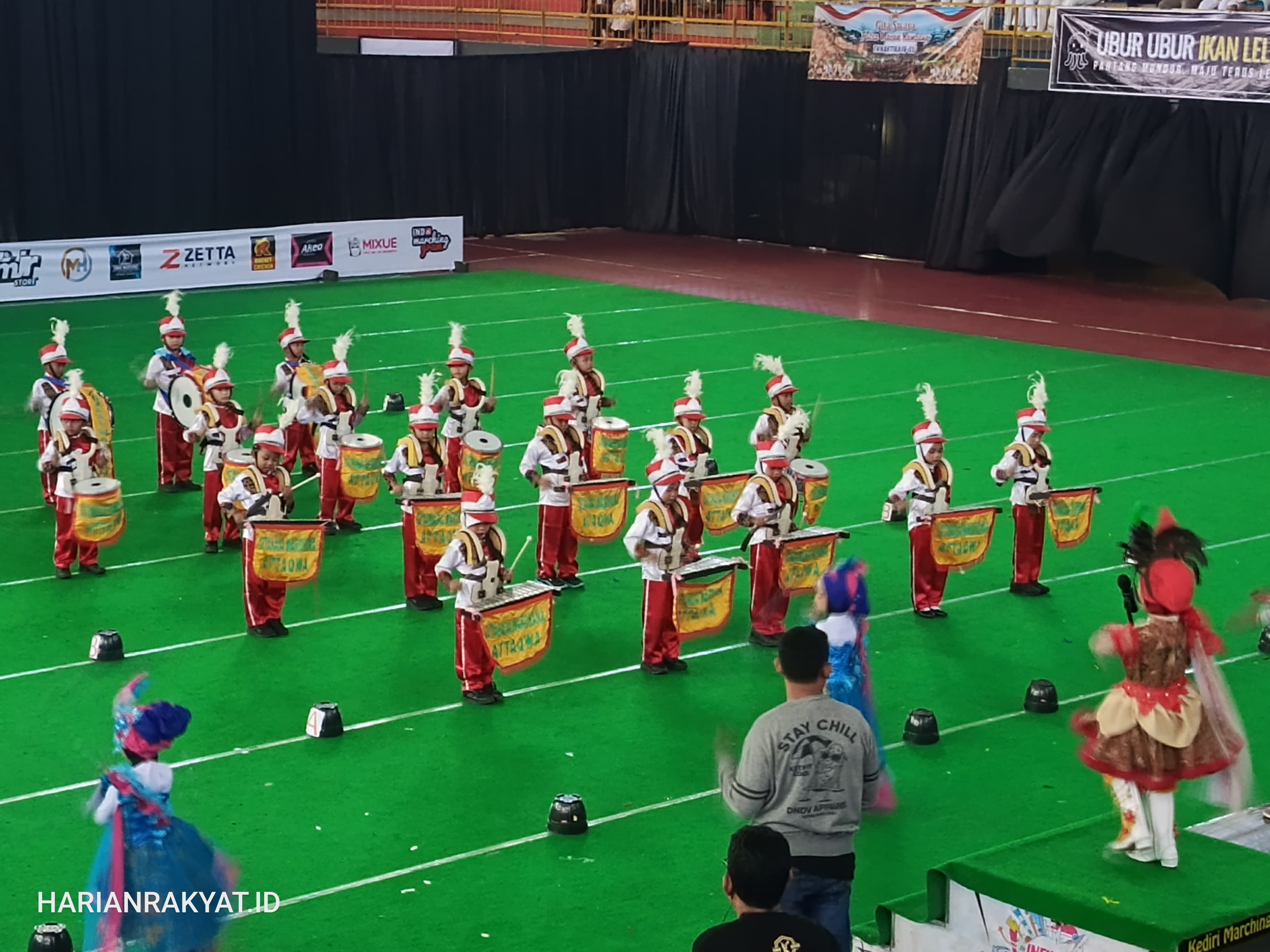 Kediri Marching Competition ke-IX se Jawa Timur Tampil Memukau