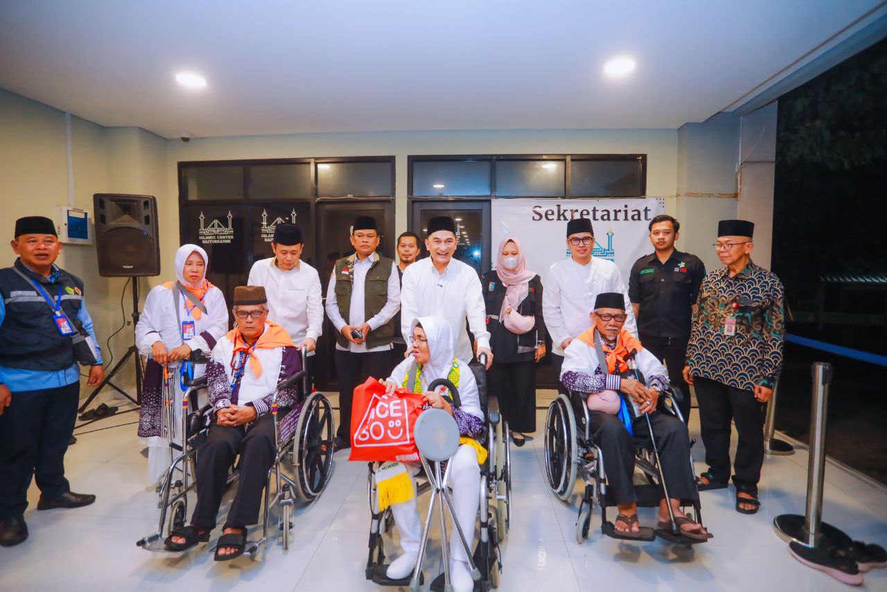 393 Calon Jamaah Haji Kloter 47 Asal Tangsel Dilepas Wagub Banten Bareng Pilar Saga