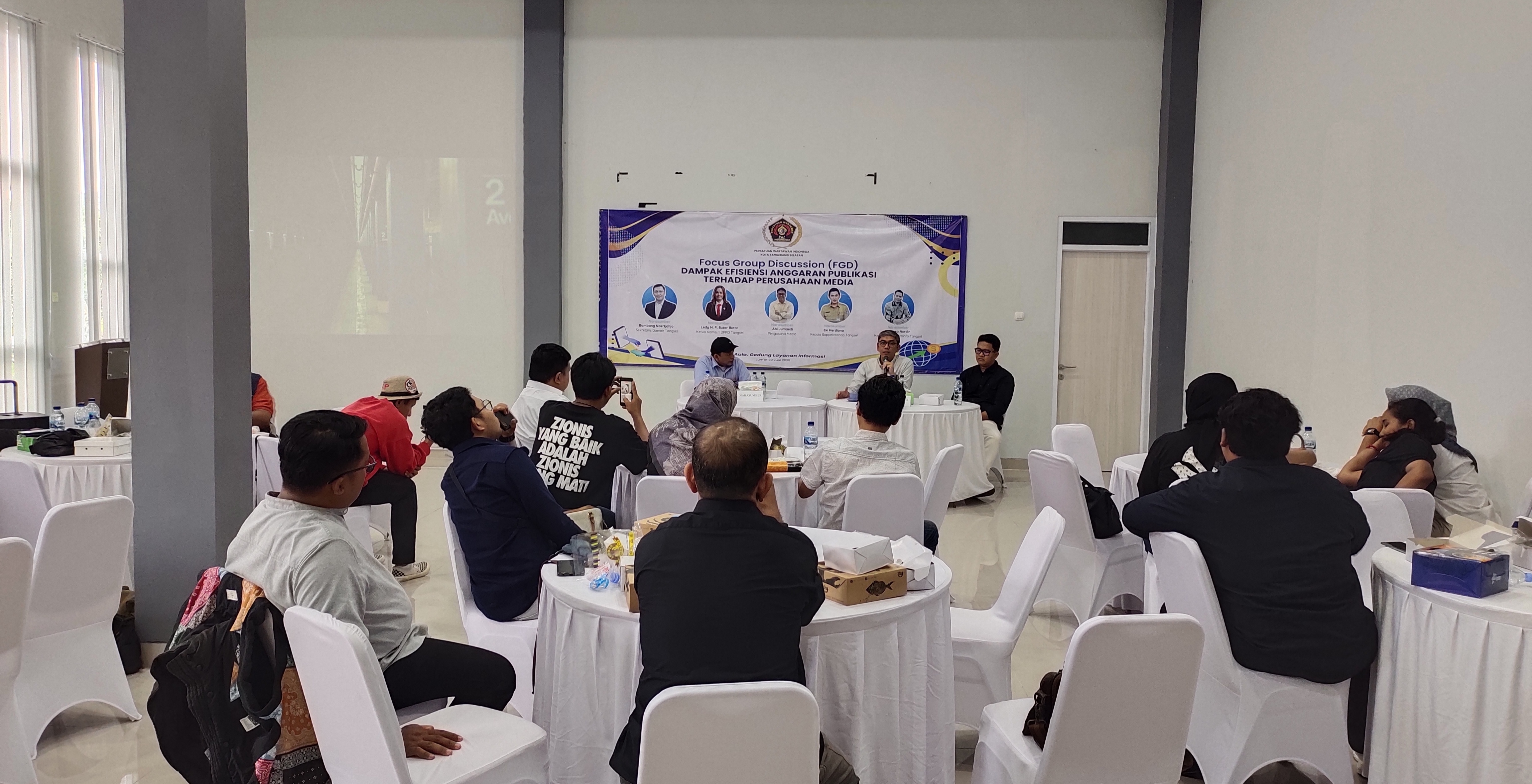 Lewat FGD, PWI Tangsel Bahas Dampak Efisiensi Anggaran Publikasi terhadap Ekosistem Media Lokal