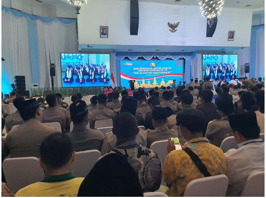 FKUB Tangsel Hadiri Doa Bersama Lintas Agama Peringati HUT Bhayangkara ke-79