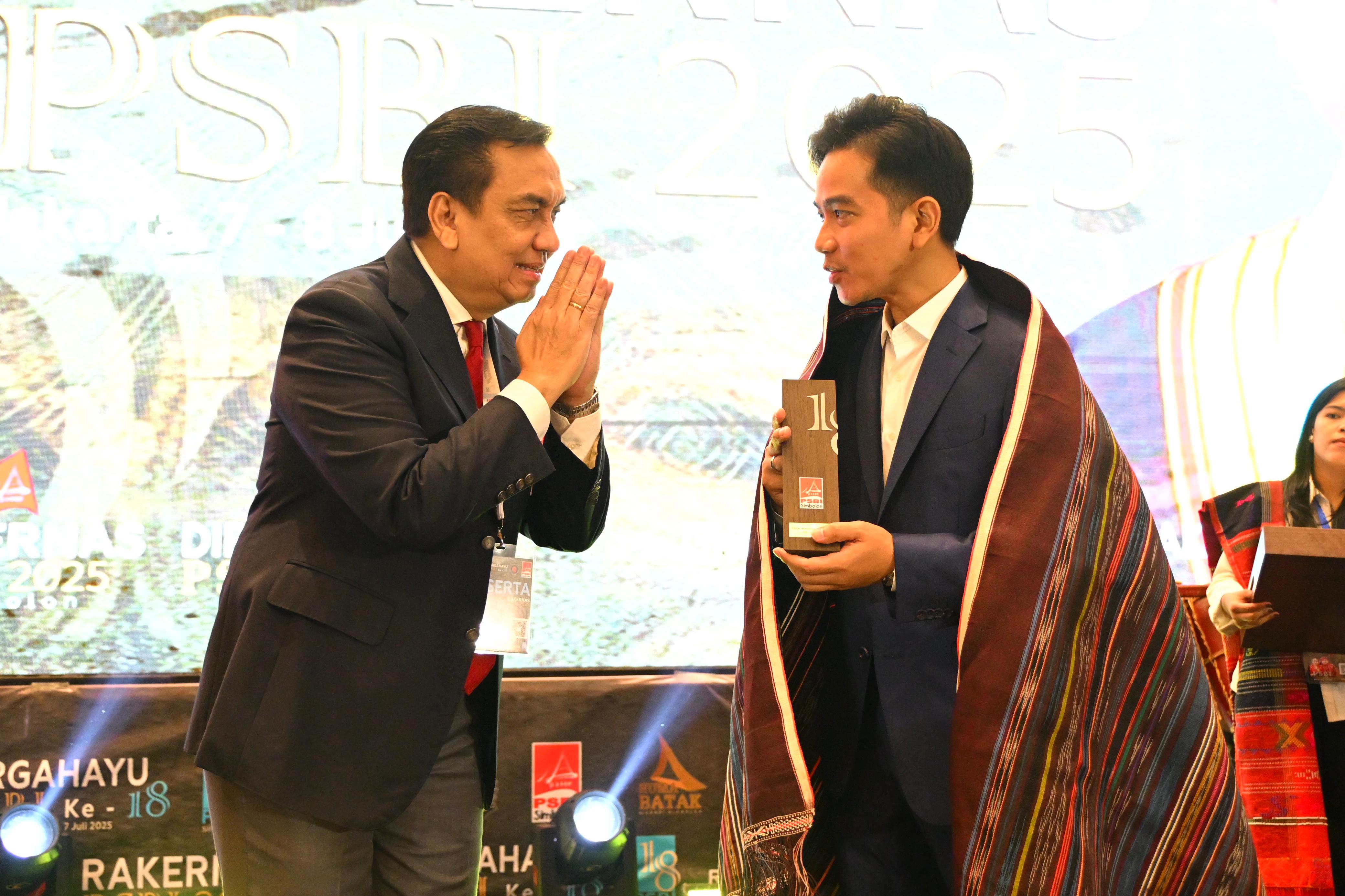 Buka Rakernas PSBI, Wapres Dorong Sinkronisasi Program dengan Agenda Nasional