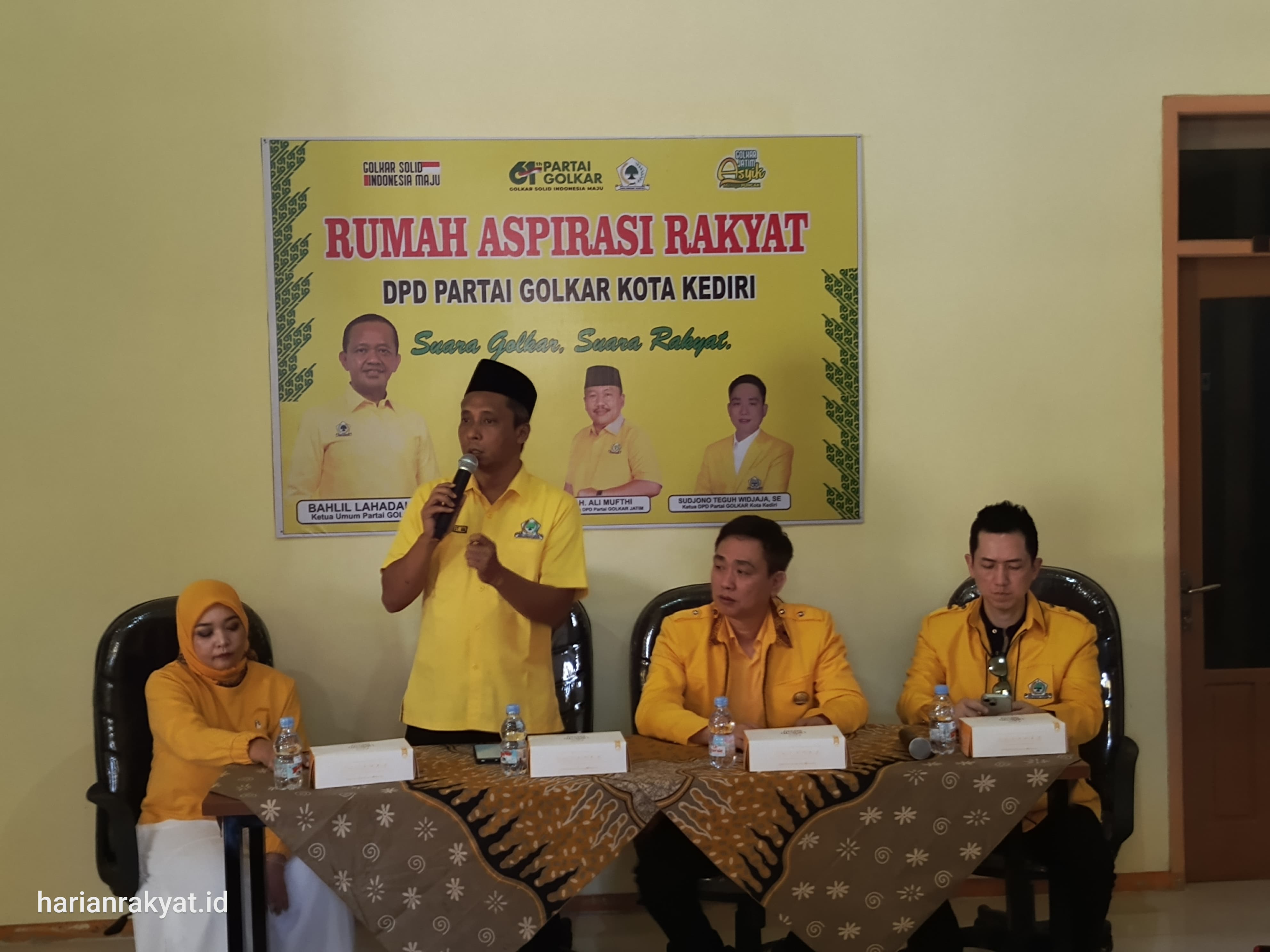 DPD Golkar Kota Kediri Resmikan Rumah Aspirasi Rakyat
