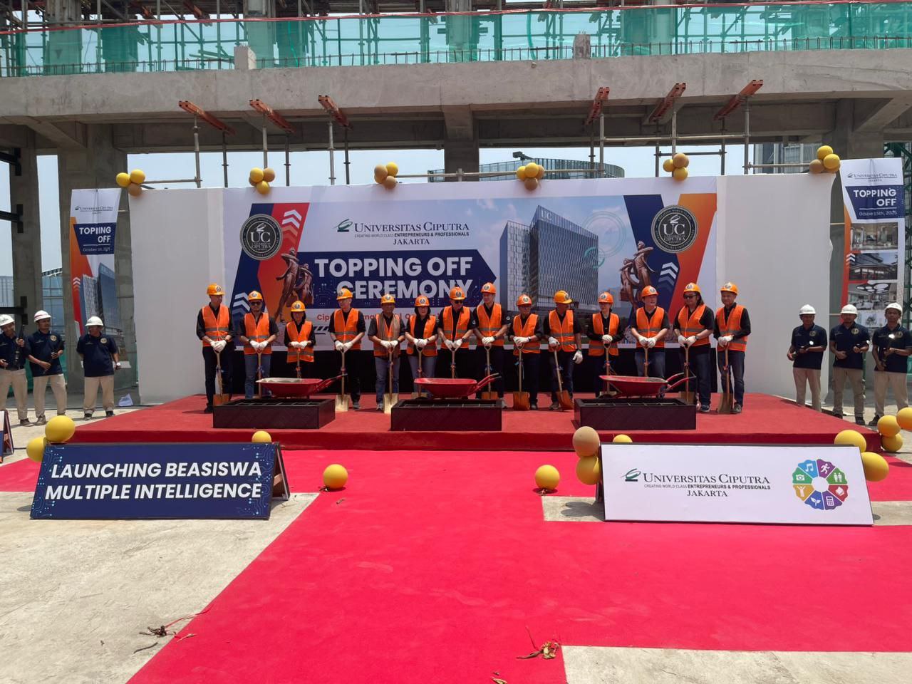 Topping Off Gedung Universitas Ciputra Jakarta, Siap Tampung 10 Ribu Mahasiswa