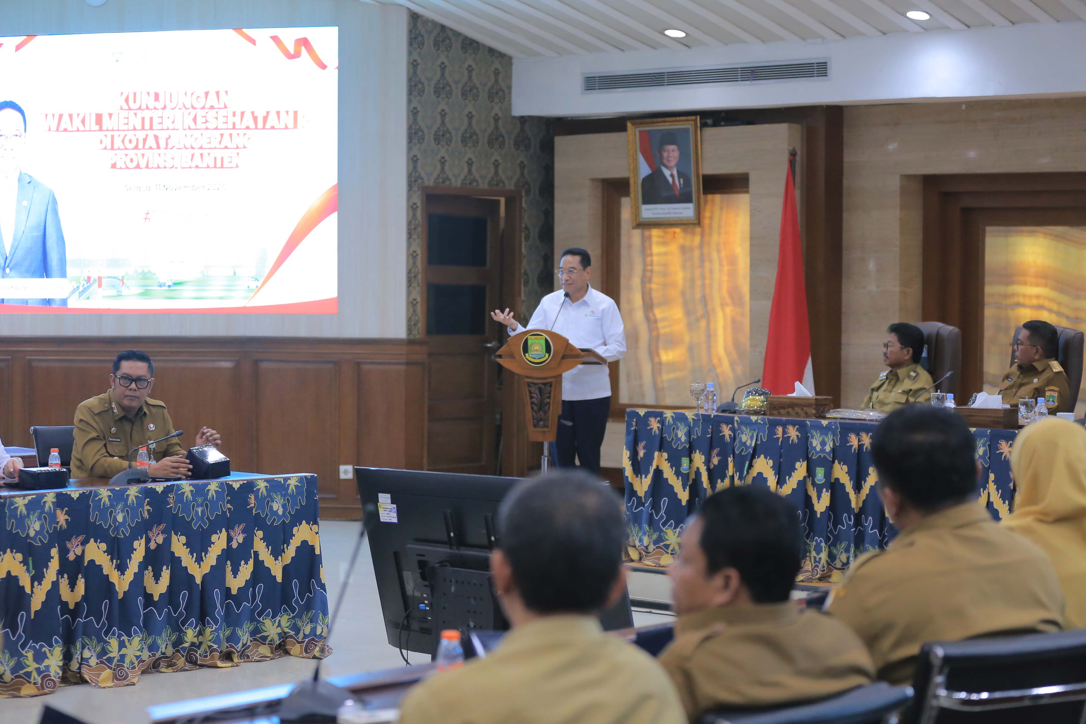 Wamenkes Benyamin Paulus Ingin Tangerang Jadi Contoh Nasional Penanganan TB