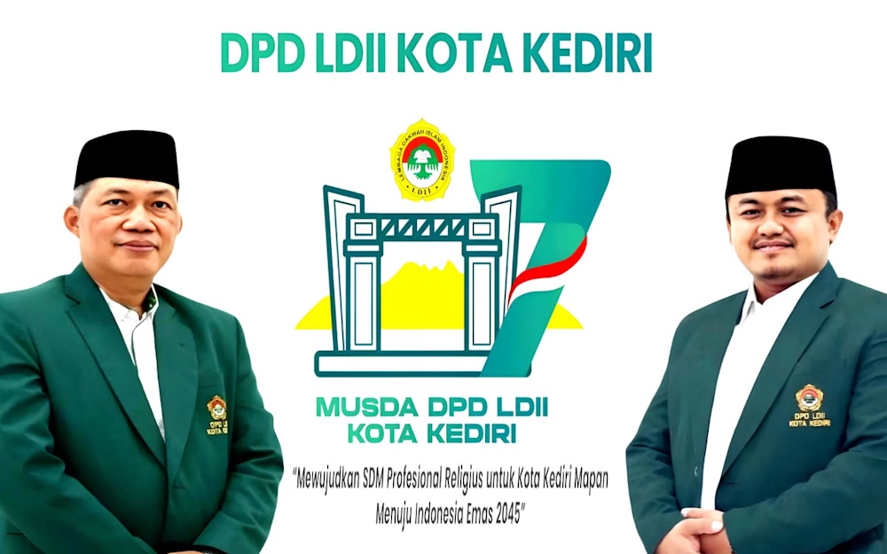 Musda VII Hasilkan Agung Riyanto dan Asyhari Eko Prayitno Pimpin LDII Kota Kediri Periode 2025â€“2030