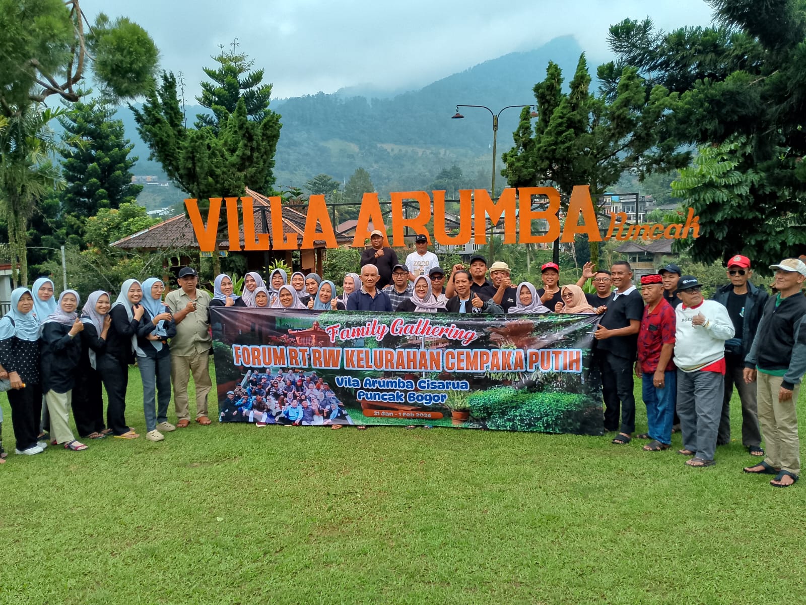 Forum RT RW Cempaka Putih Gelar Family Gathering