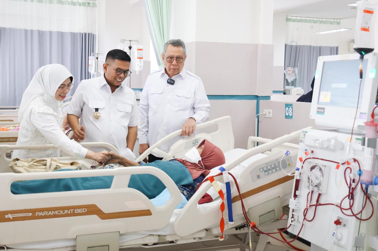 Gubernur Andra Soni Tinjau RSUD Tangerang Raya Jelang Idulfitri
