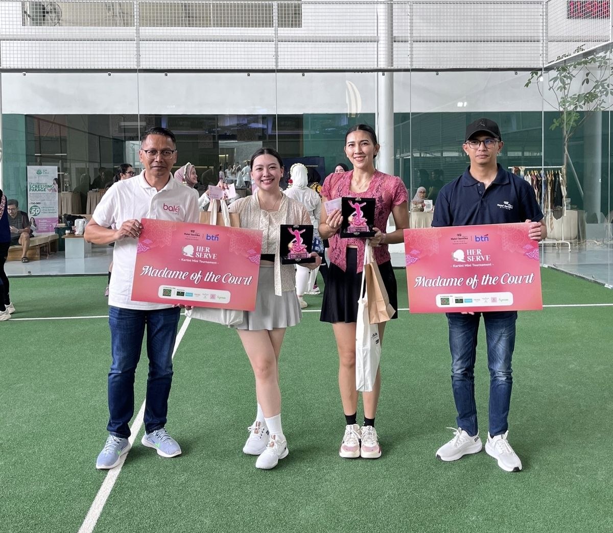 Kartini Mini Padel Tournament Santika Bintaro Sukses Digelar